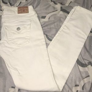All white True religion jeans